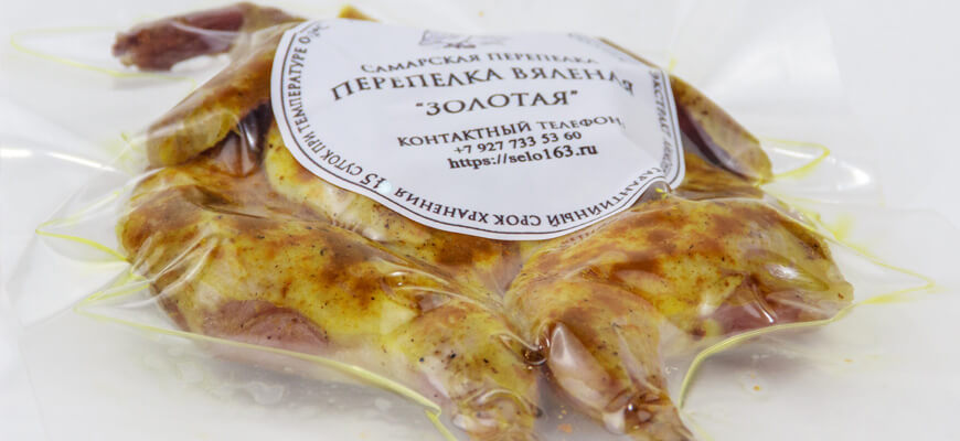 Перепелка вяленая ЗОЛОТАЯ